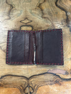 Handgefertigte florentinische Ledergeldbörsen