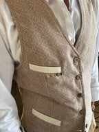 Gilet Garry’s Eart misto lana tramato