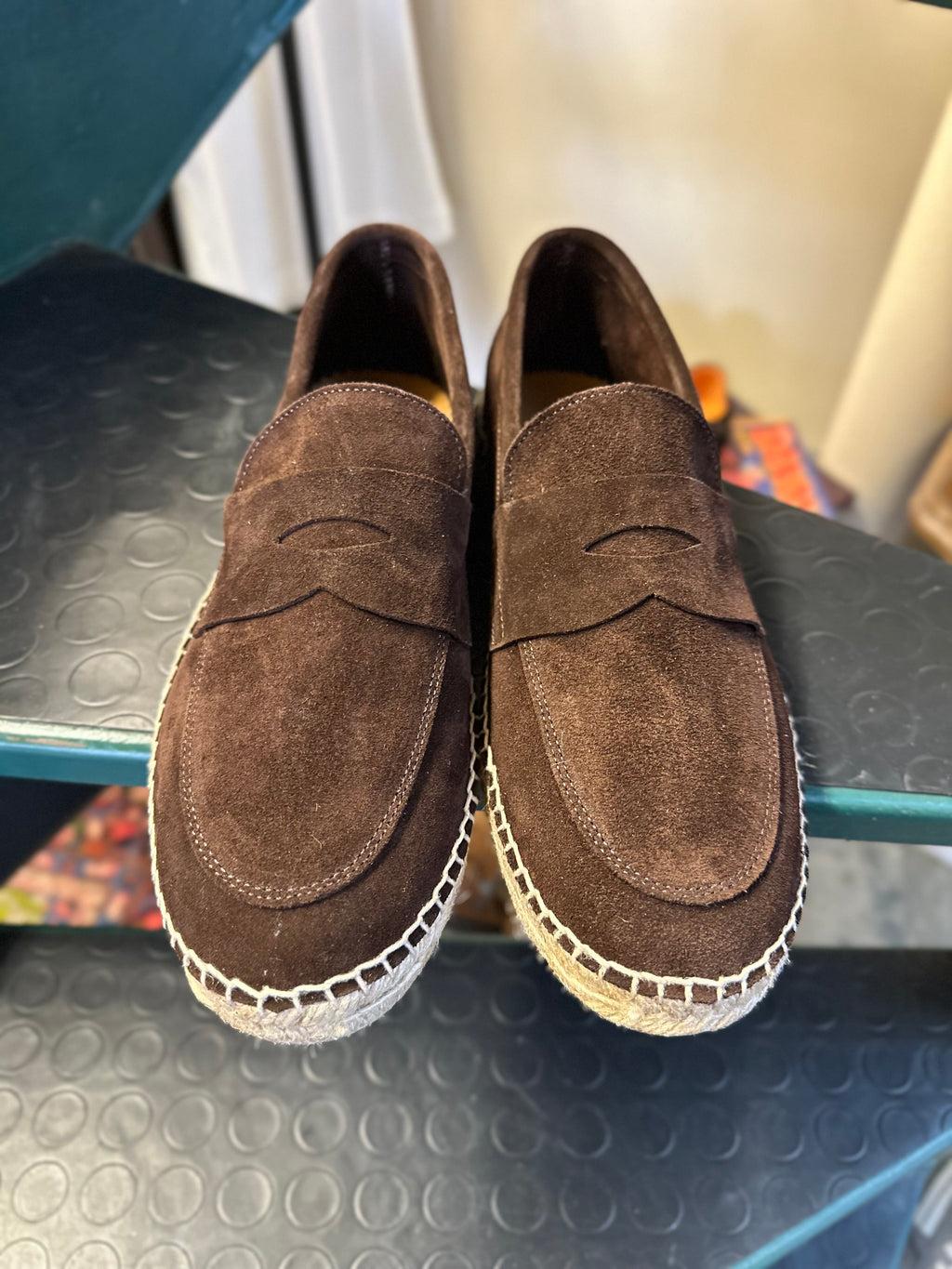 Suede boat moccasin