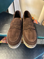 Suede boat moccasin