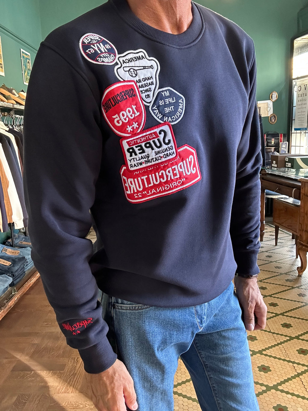 Felpa supermotor patch