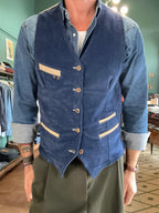 Gilet garry’s earth in fustagno