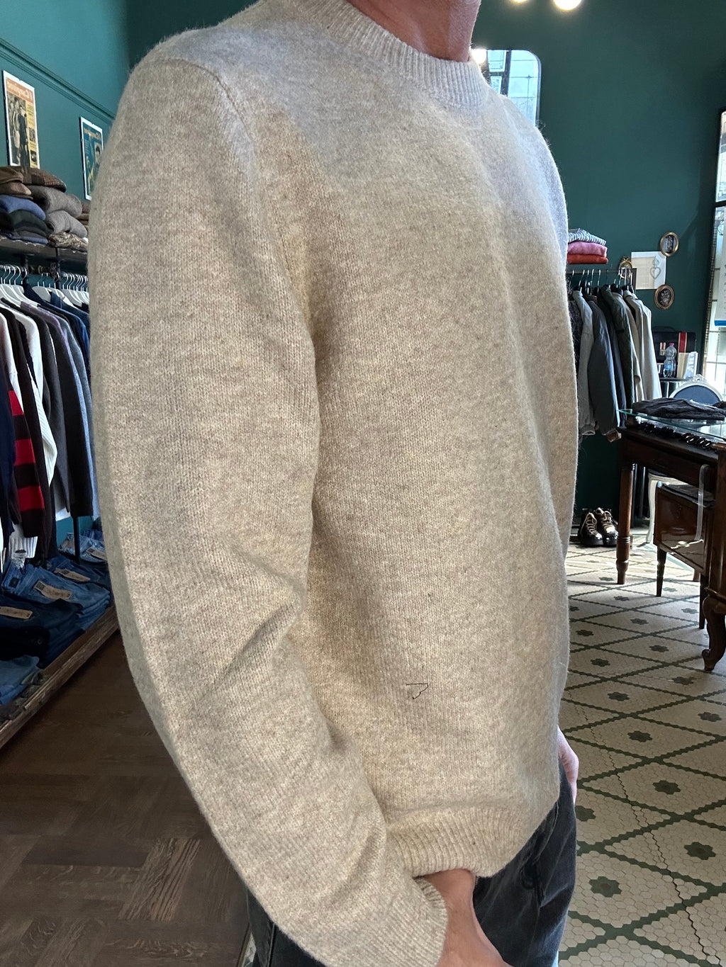 Maglione girocollo over