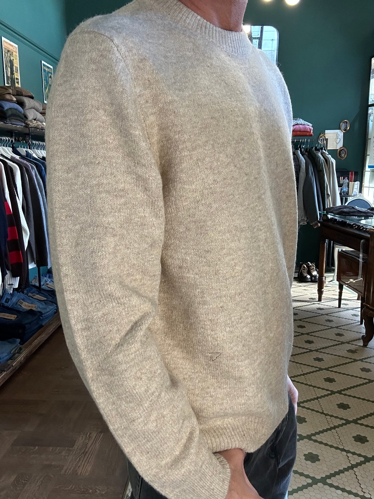 Maglione girocollo over
