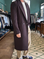 Cappotto con rever a lancia
