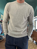 Maglione girocollo “Mario” 100% made in italy in lana