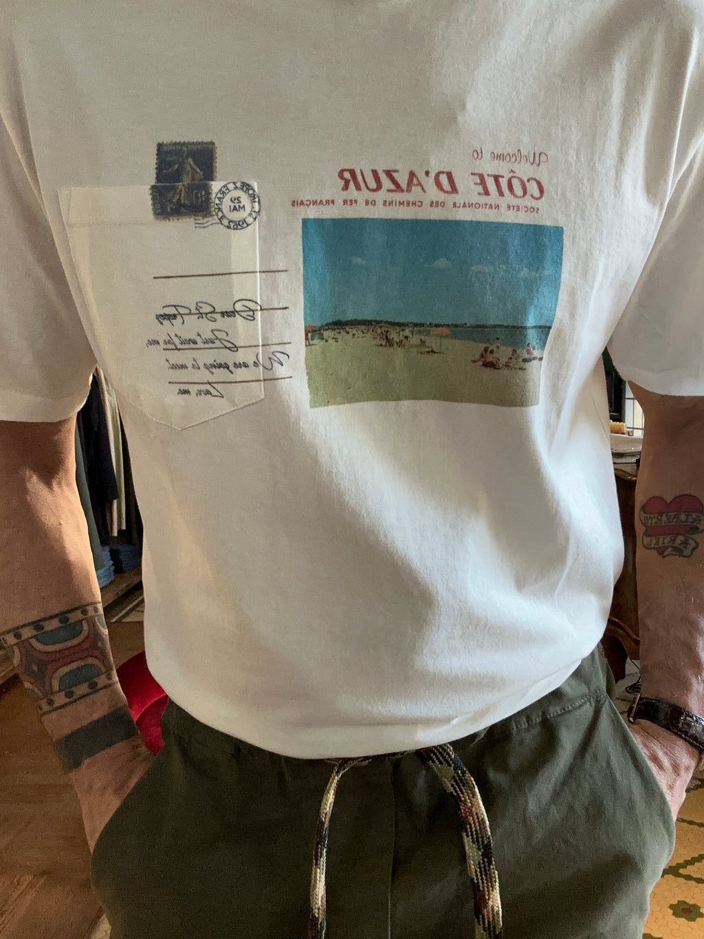 T-shirt inthebox post card côte d’azur