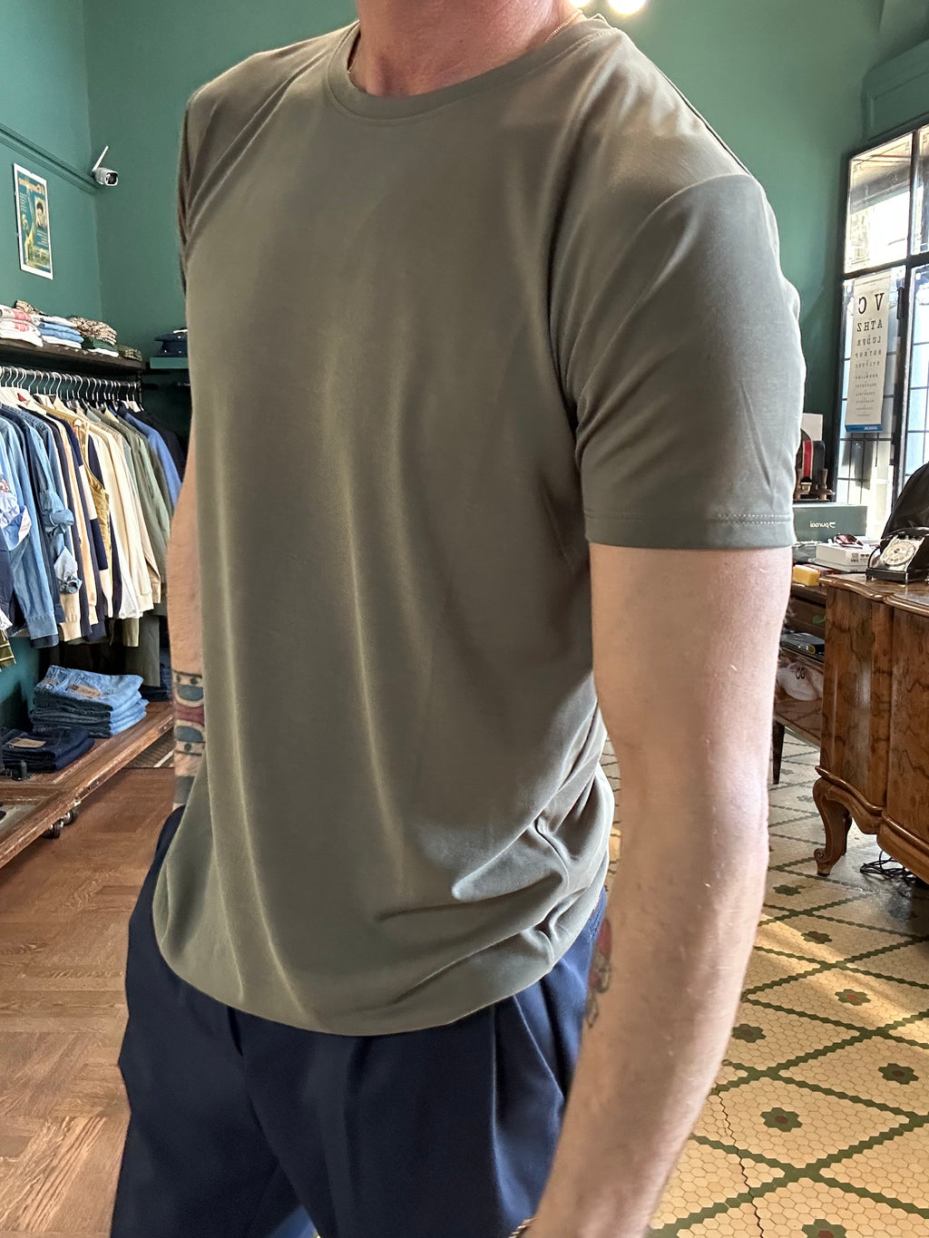 T-shirt Kevin basic modal blend