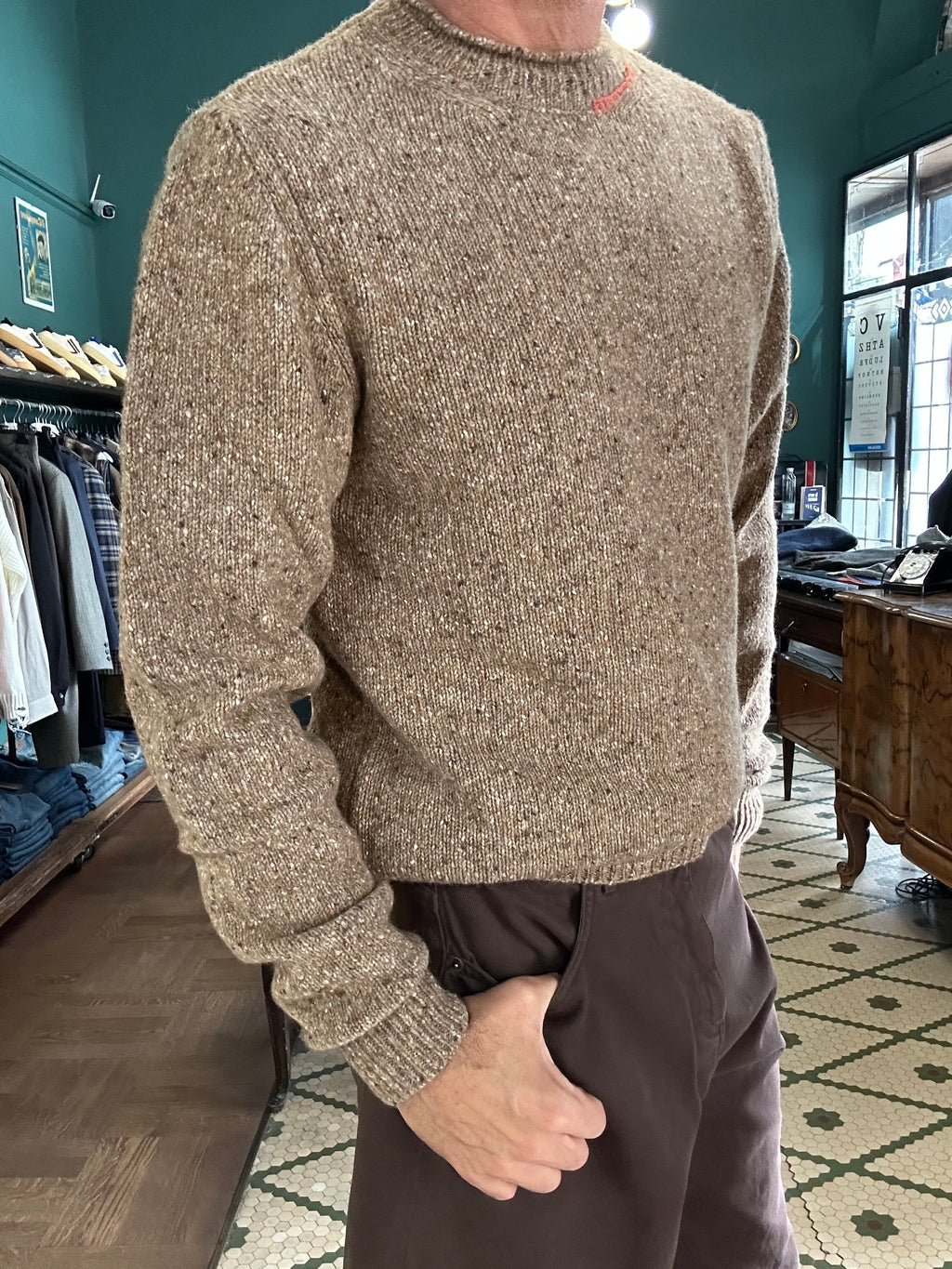 Maglione Koon misto lana puntinato
