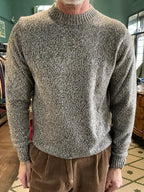 Maglione girocollo melange