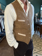 Gilet Garry’s Earth 100%lana herrynbone