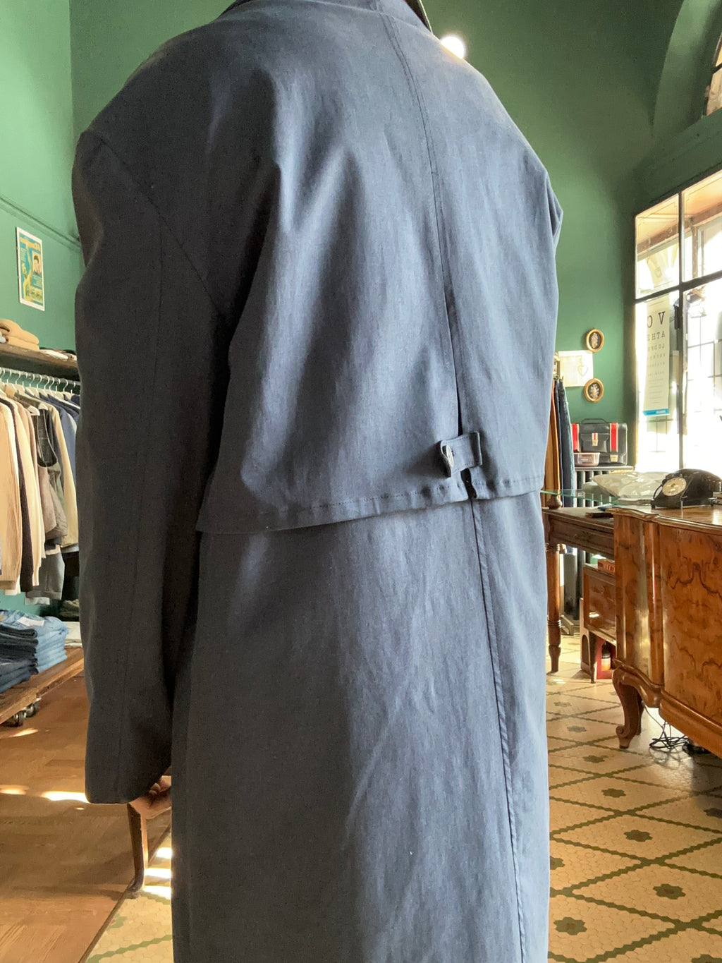 overcoat lined in cotton