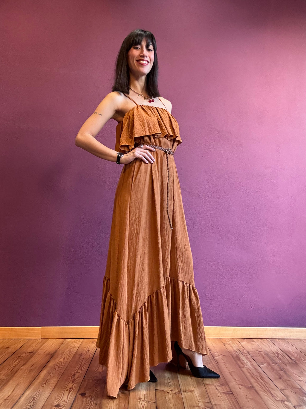 Mira dress with belt