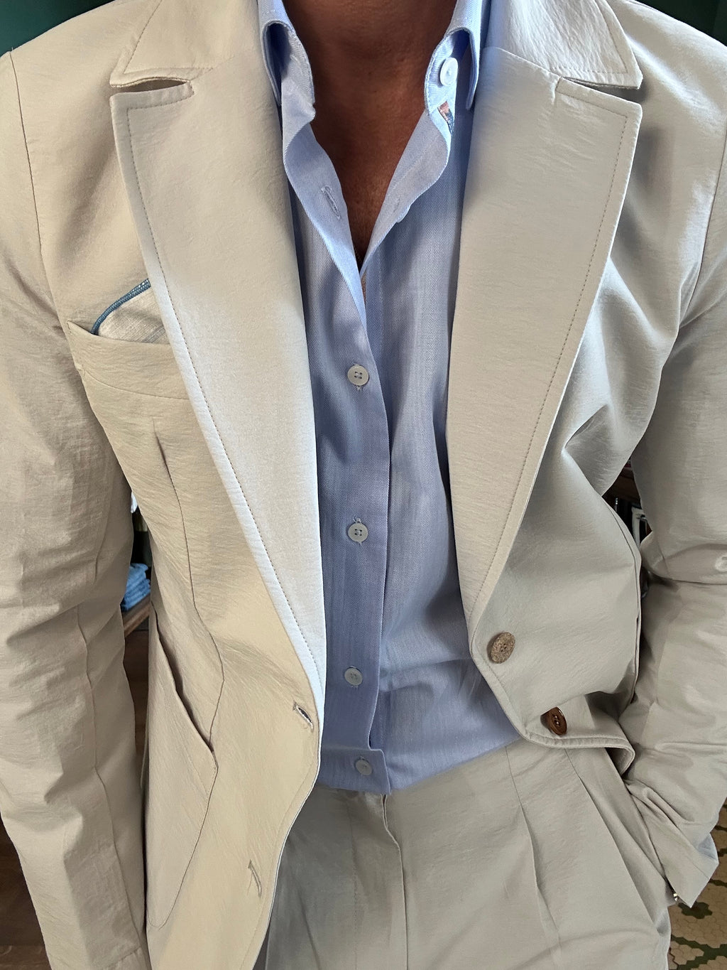 Koon embossed cotton jacket