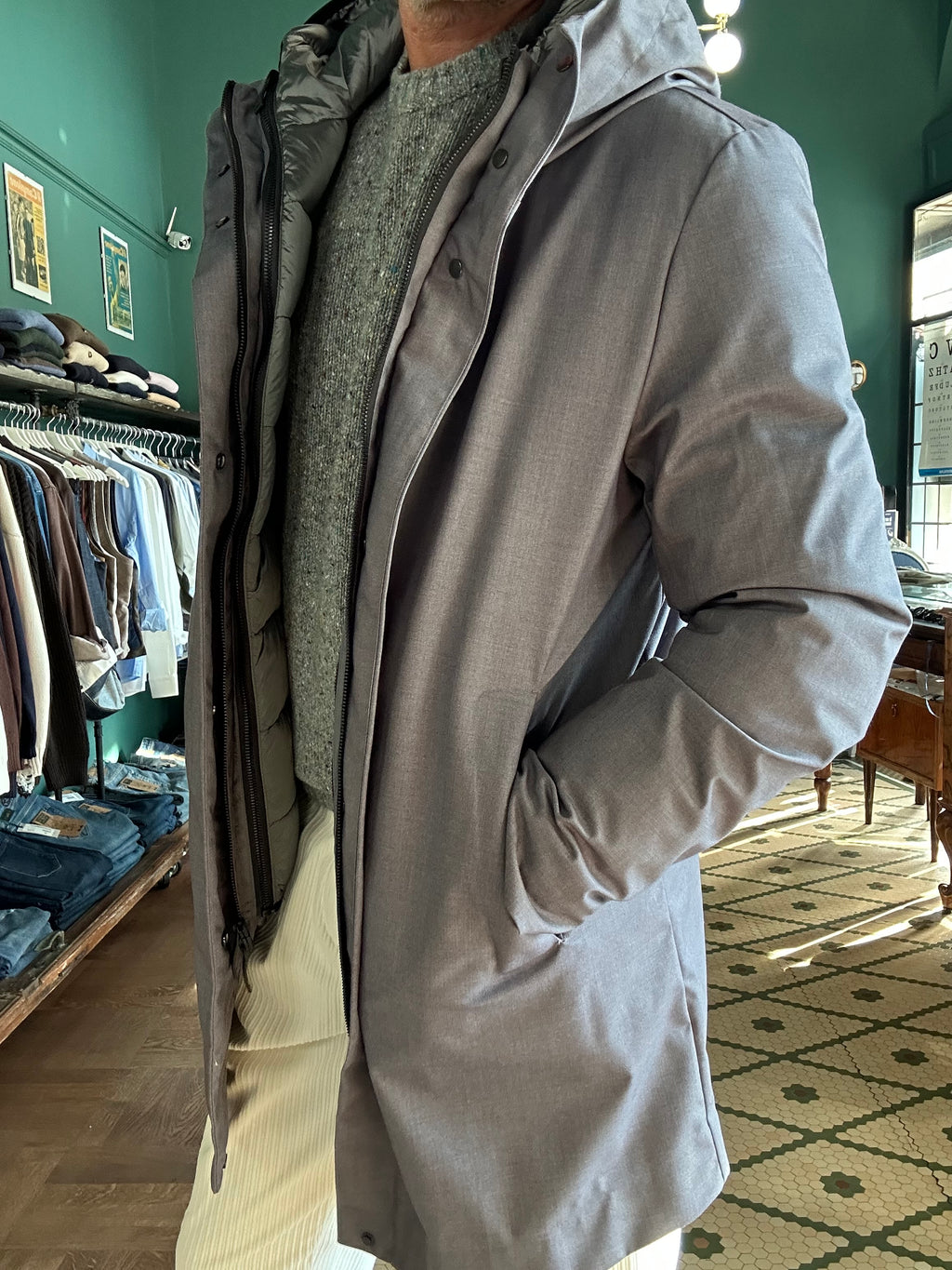 Parka 3 in 1 con interno piumino estraibile