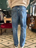 Telacruda Jeans mit amerikanischer Tasche, mittlere Waschung