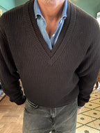 Maglione scollo V