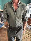 Camicia Adam in jersey no stiro