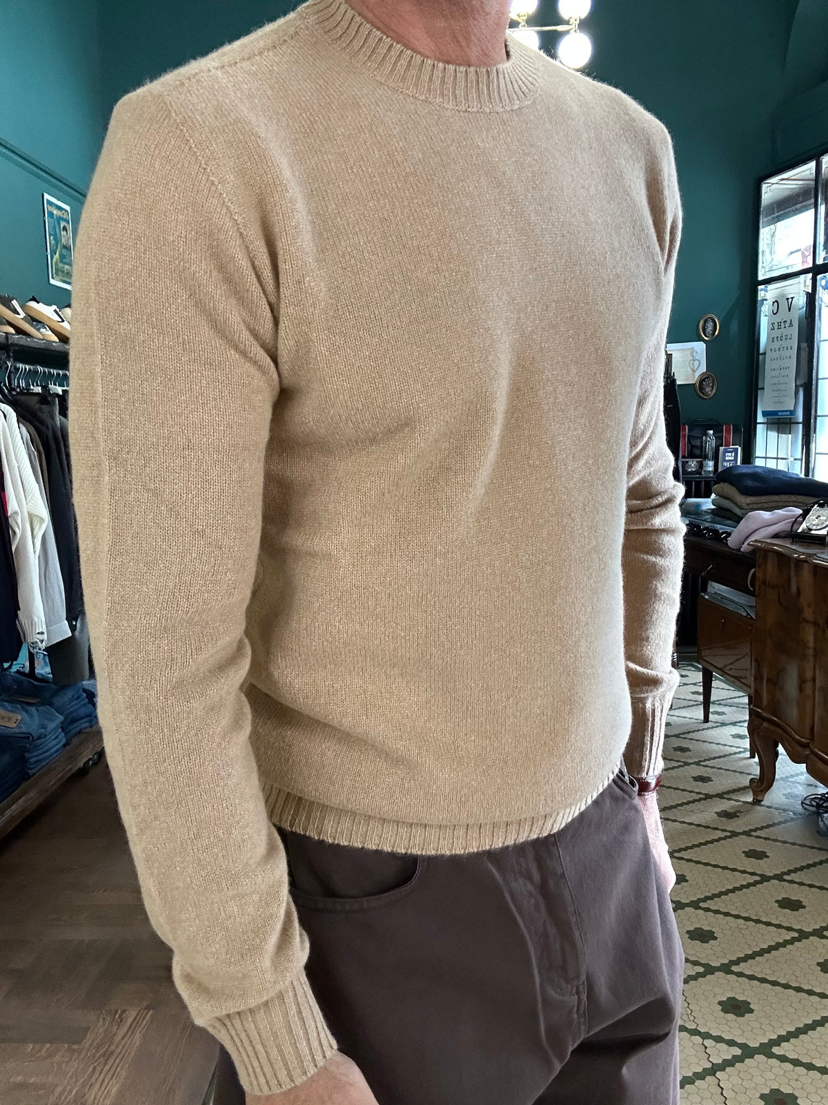 Maglione girocollo Retois 100% cashmere