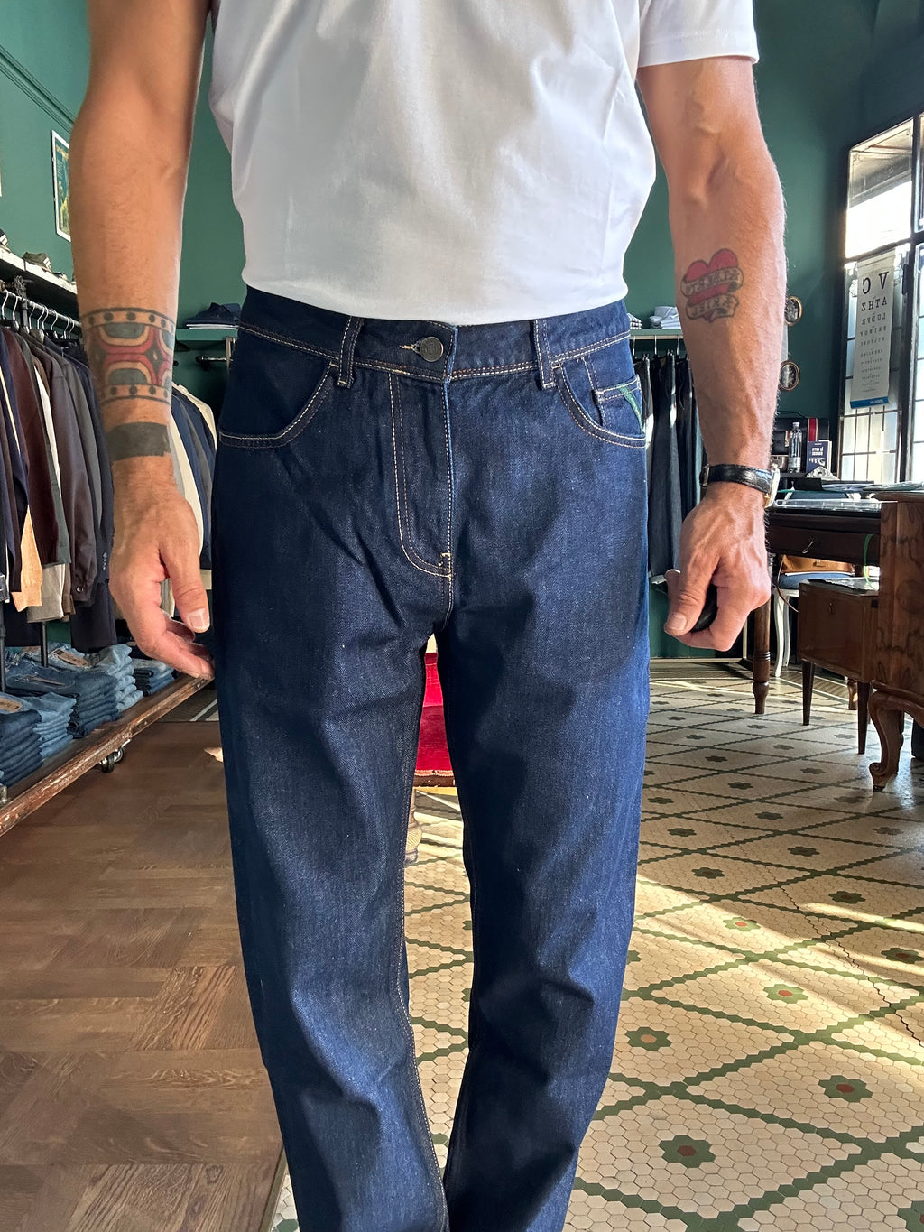 Jeans Yellowstone cropped fit