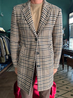 Cappotto quadro 3 bottoni