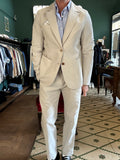 Embossed cotton suit