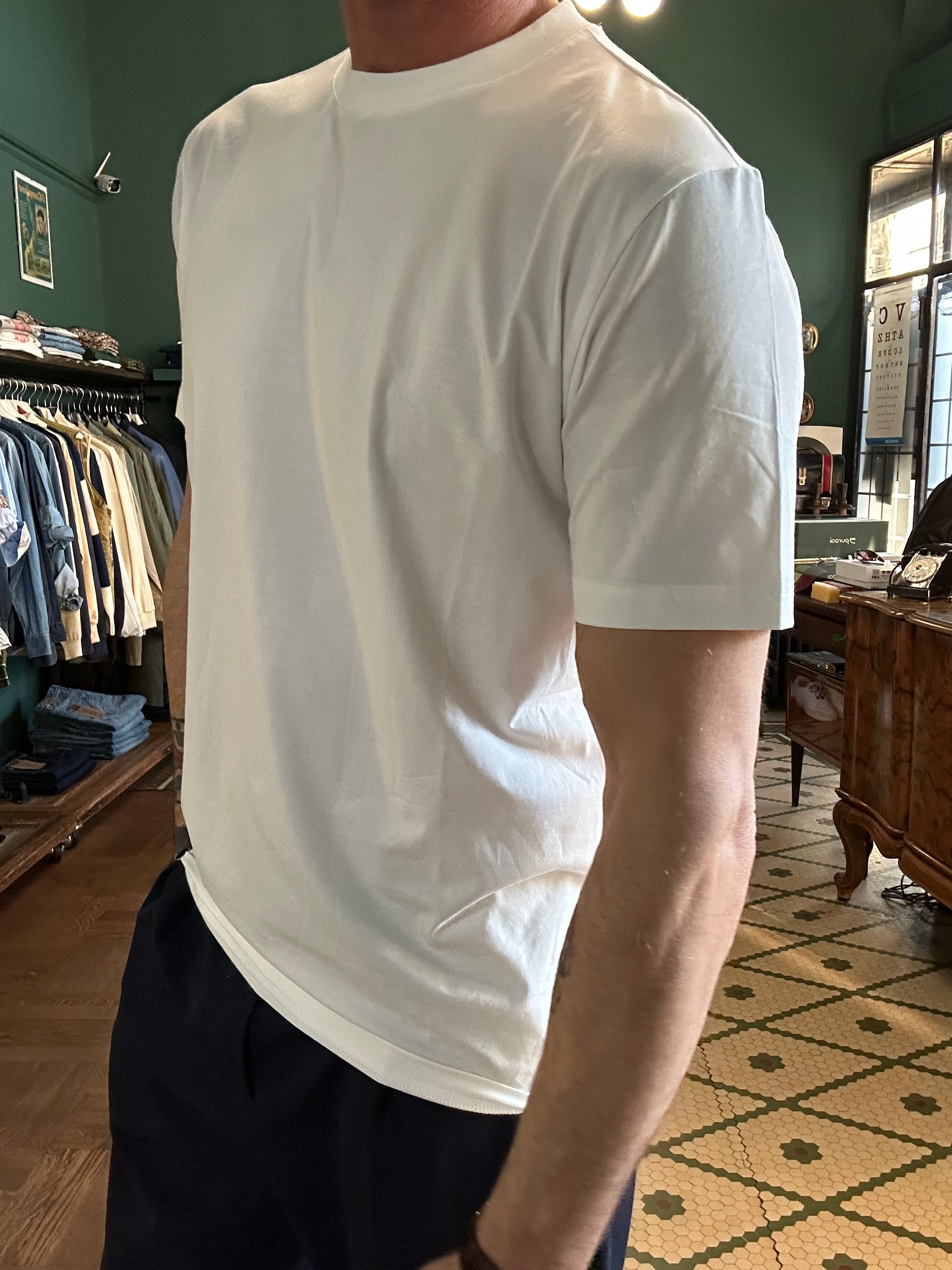 Stretch cotton t-shirt