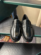 Mocassino abrasivato nero