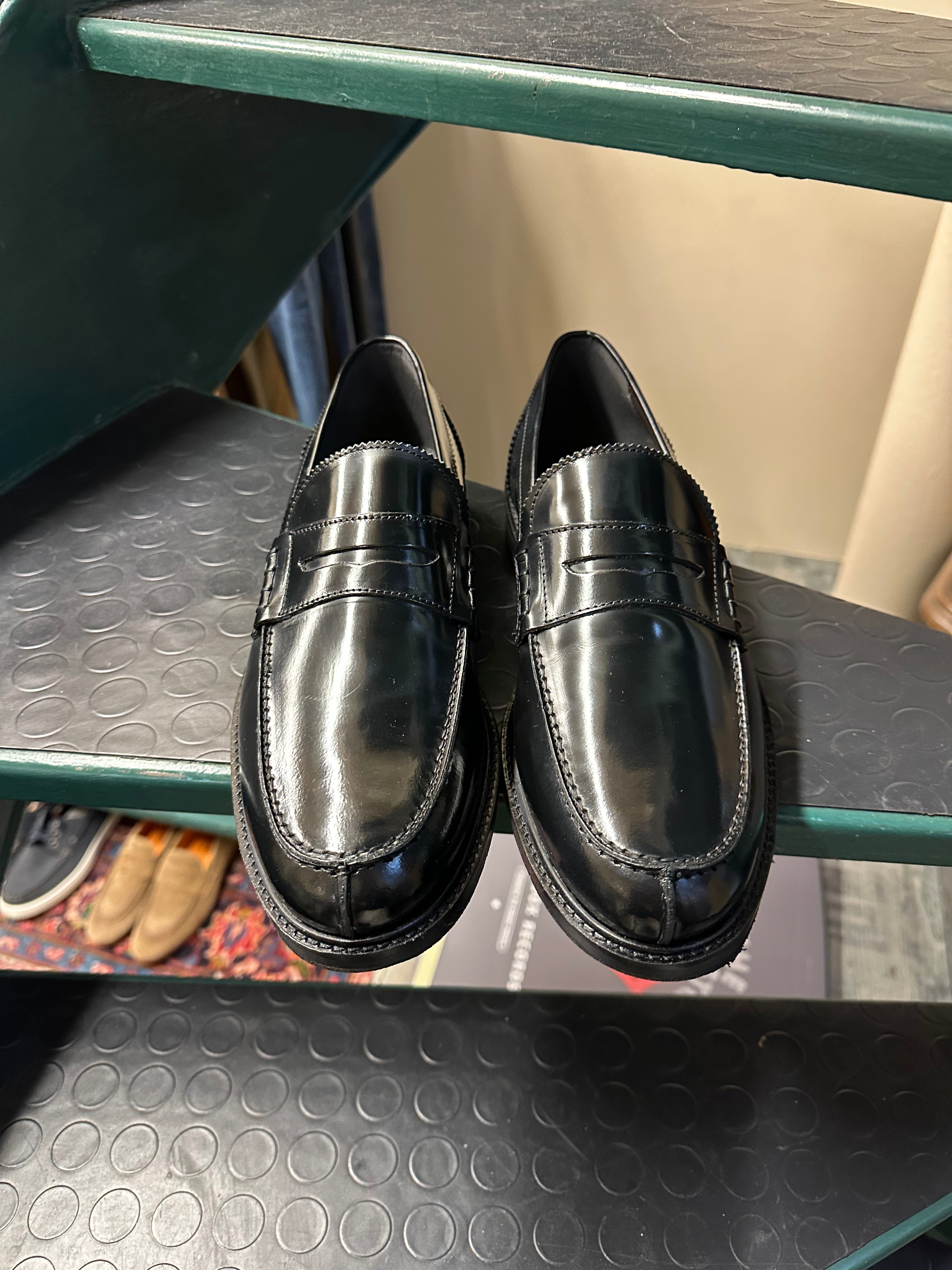 Mocassino abrasivato nero