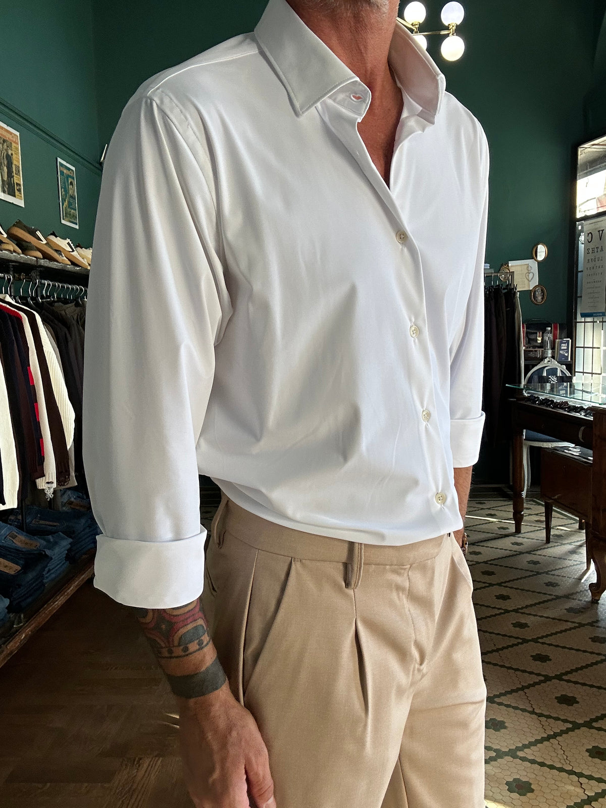 Camicia Sam no-stiro
