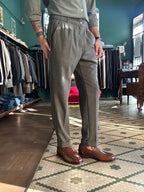 Pantalone Bristol con elastico laterale