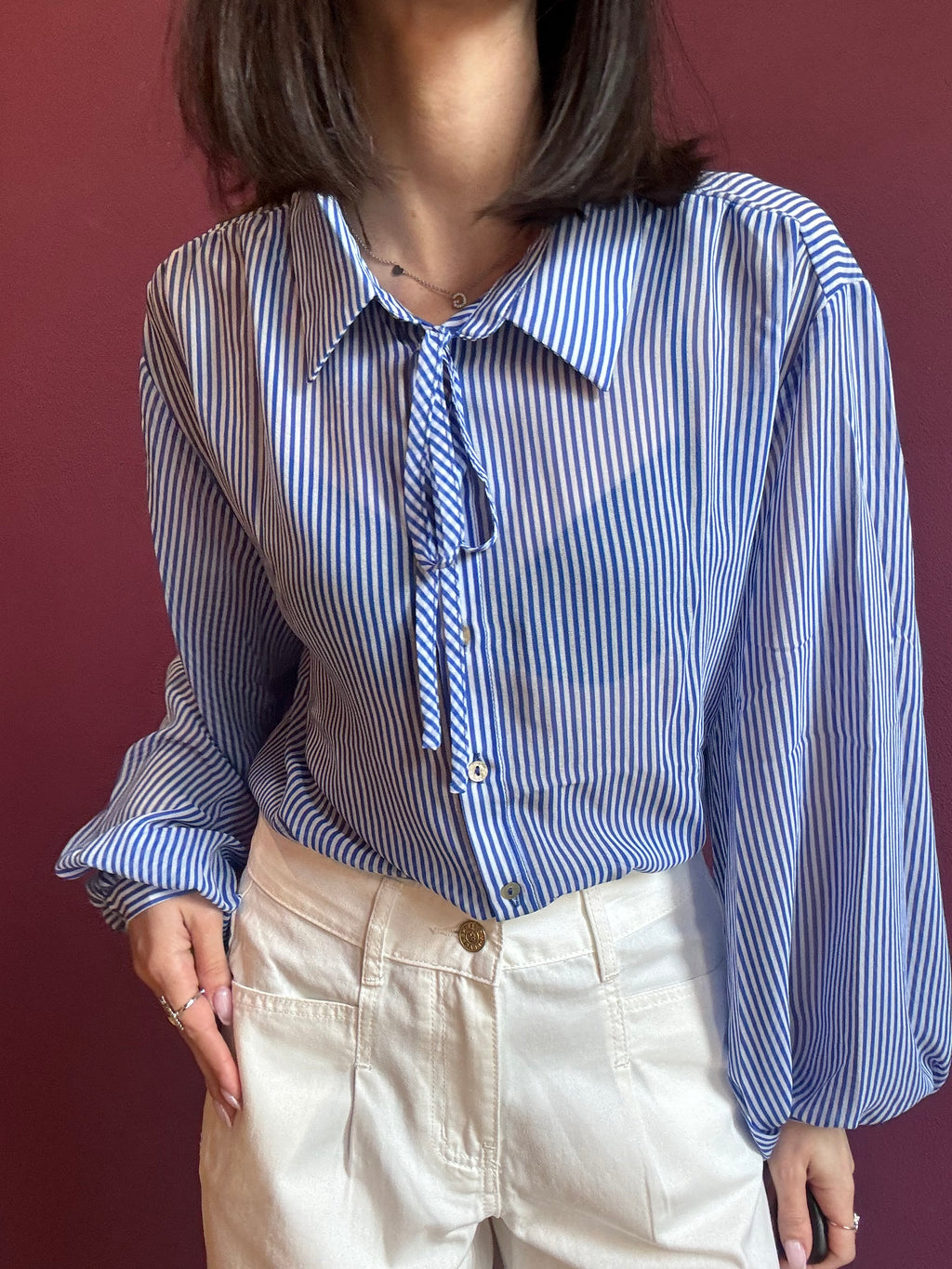 Satin wand shirt