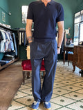 Pantalone con pence loose fit