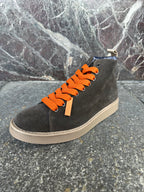 Panachic alte in suede marrone e arancio