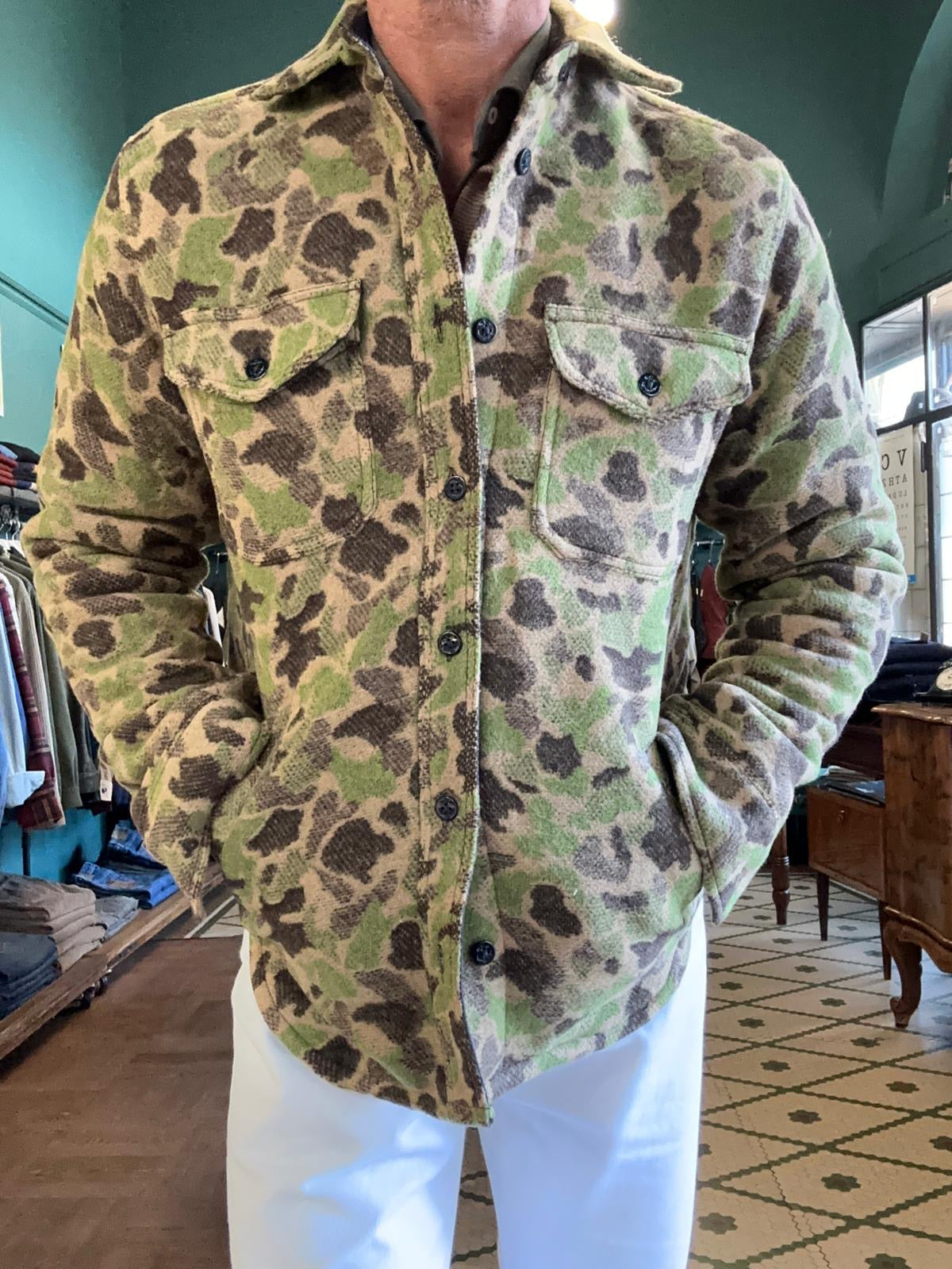 Giubbotto camicia chesapeake’s in lana