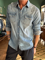 Denim Western shirt