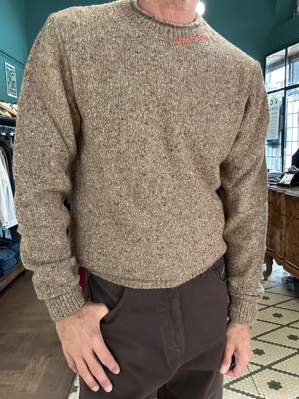 Maglione Koon misto lana puntinato