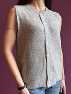 Gilet con bottoni