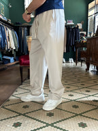 Pleated trousers made in Italy