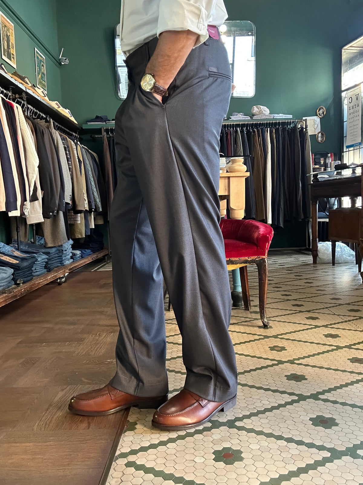 Pantalone Barra loose fit