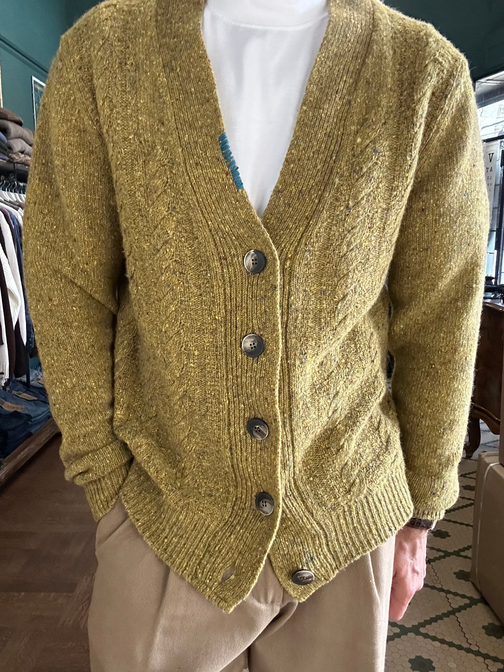 Cardigan bottonato Koon misto lana