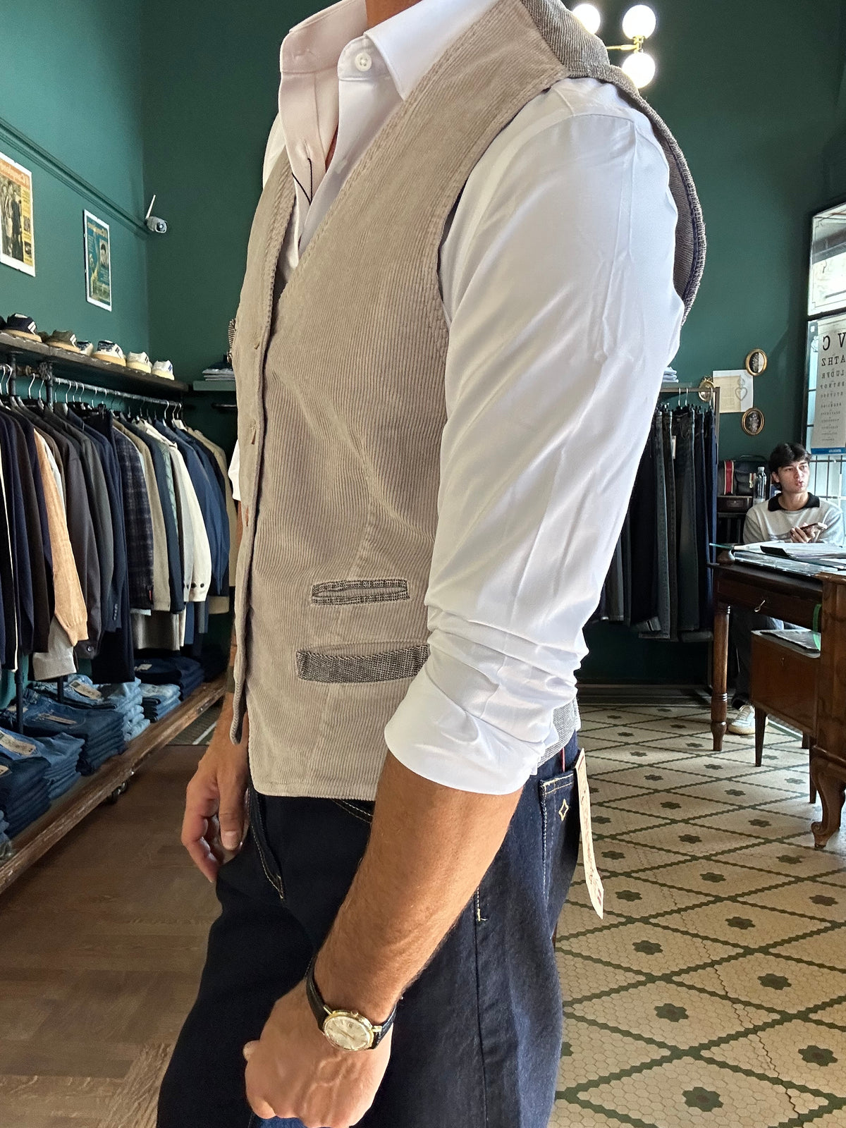 Gilet velluto a coste Garry’s Earth