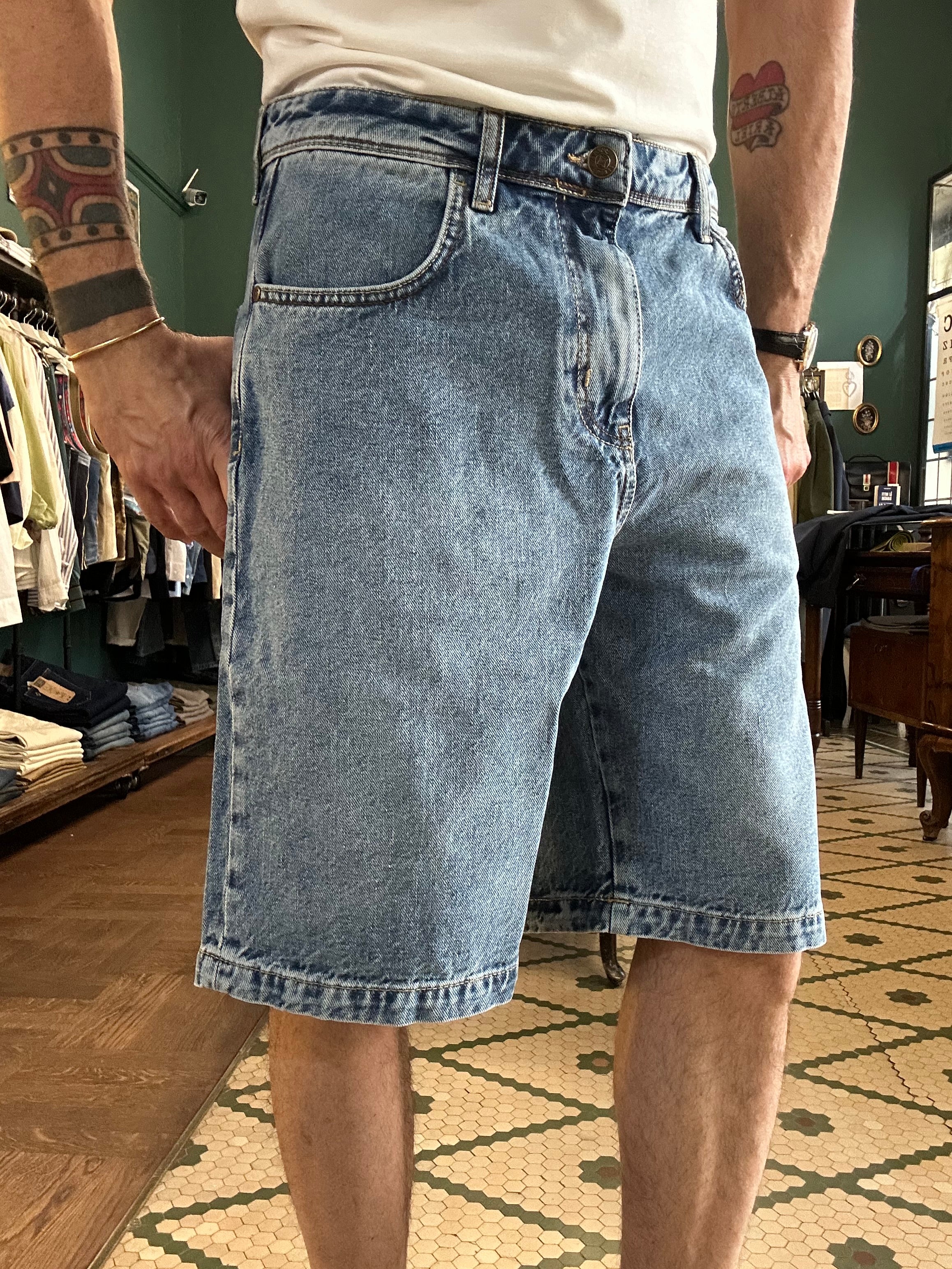 Bermuda galapagos in denim oversize