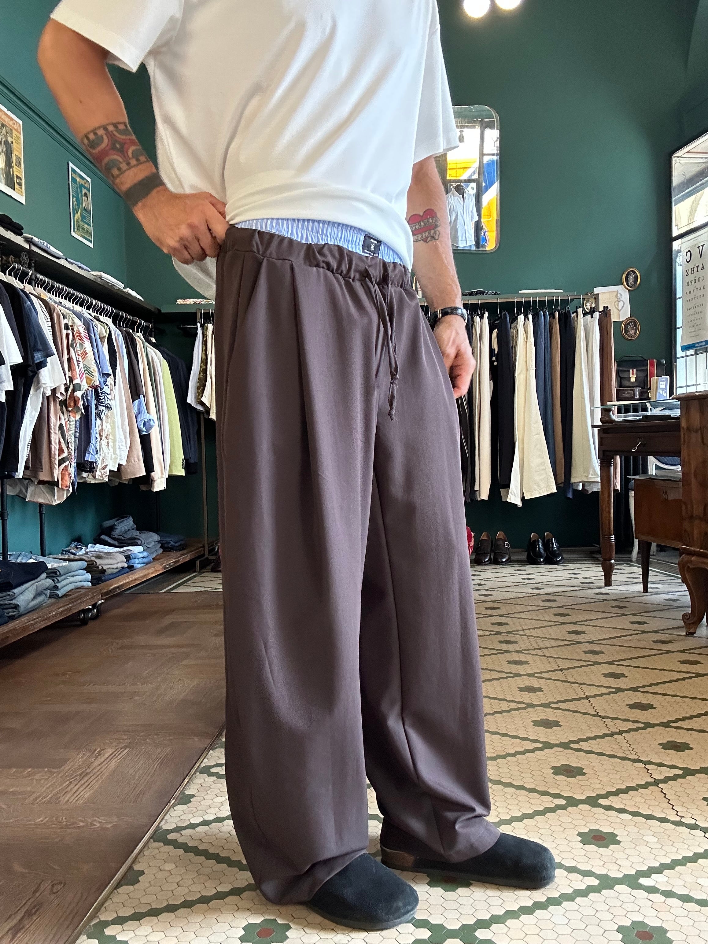 Pantalone Japan con dettaglio boxer