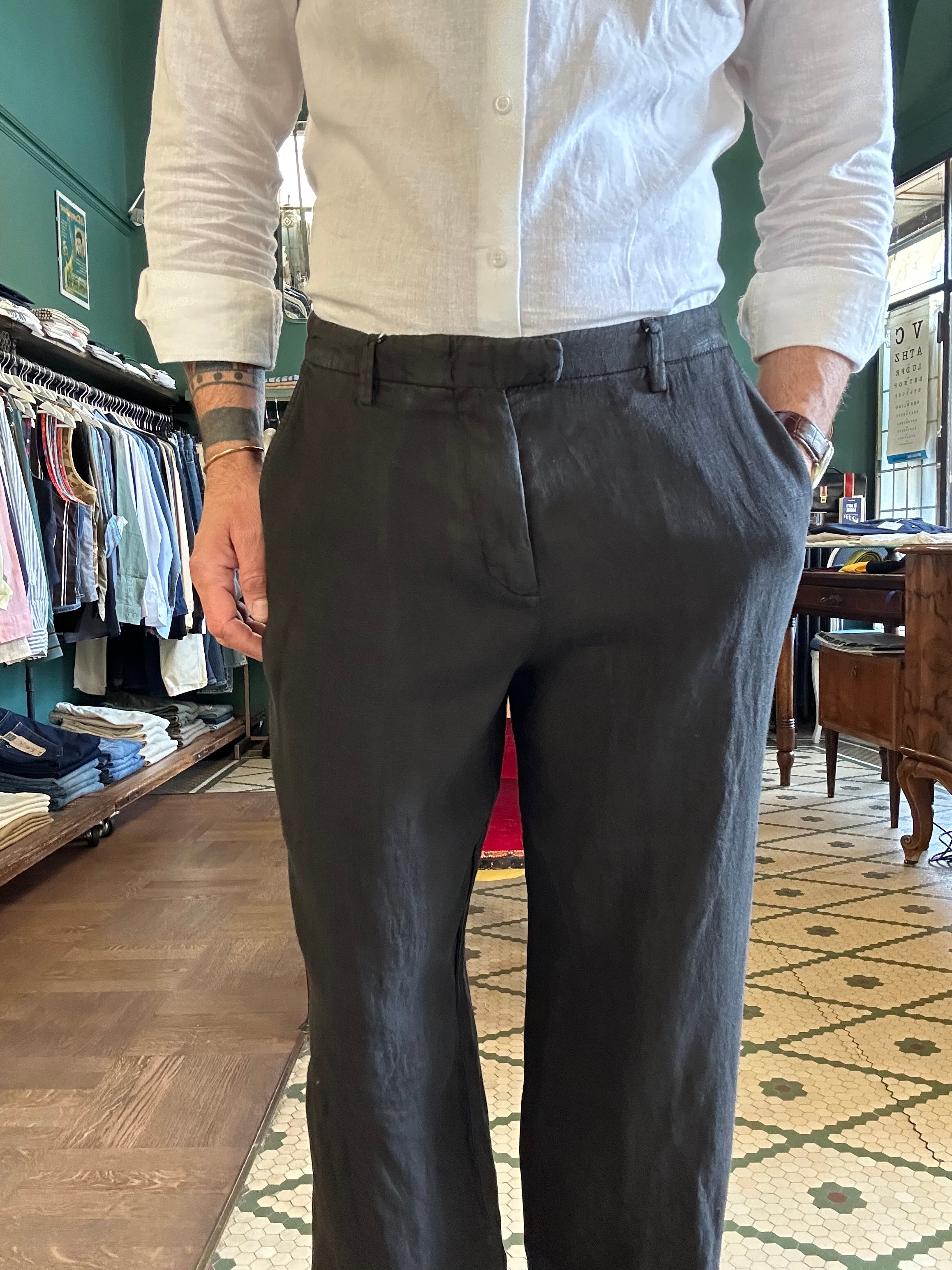 100% Linen baggy Ghibli trousers