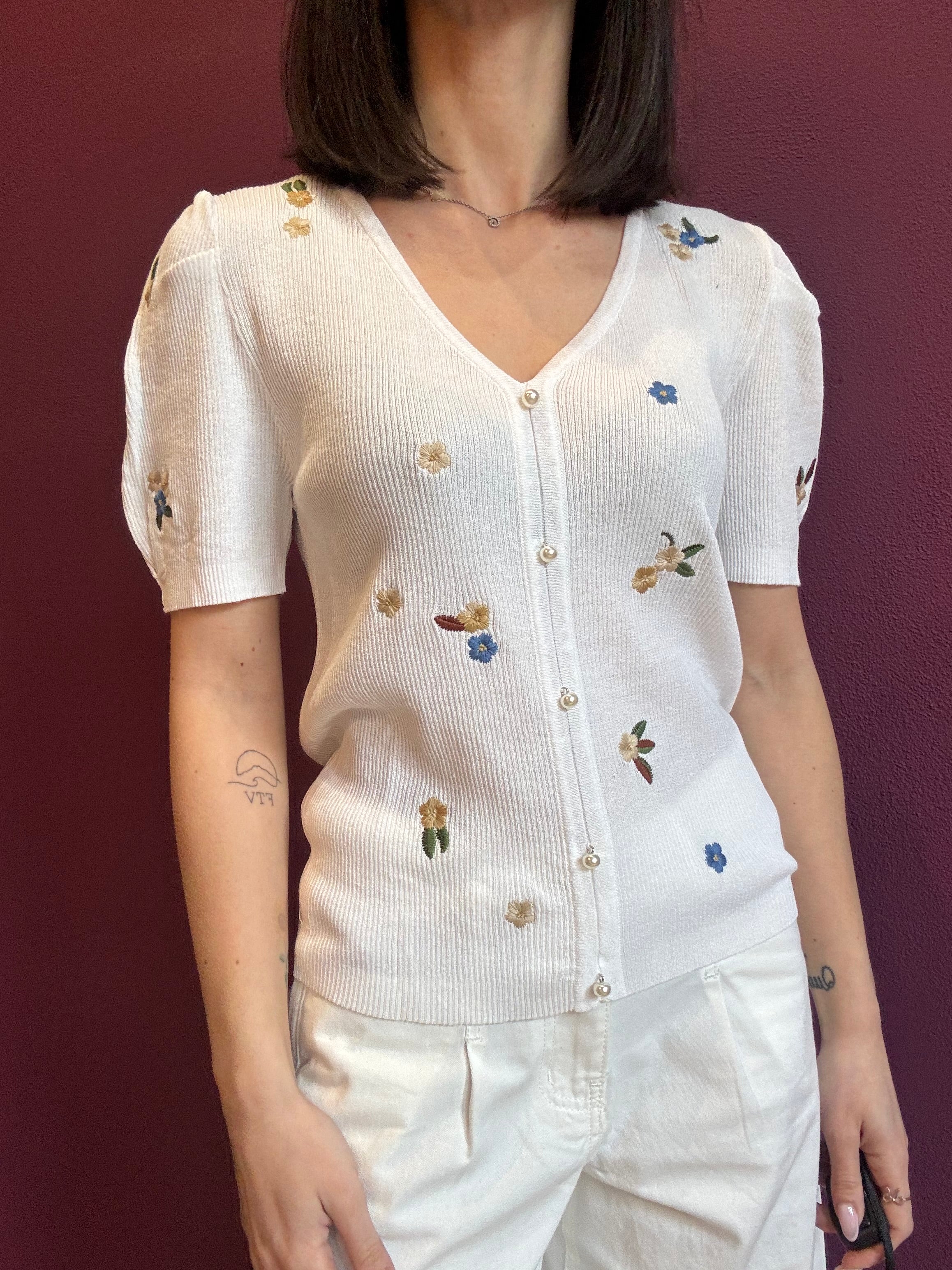 Embroidered Luisa sweater