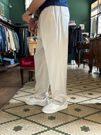 Pleated trousers made in Italy