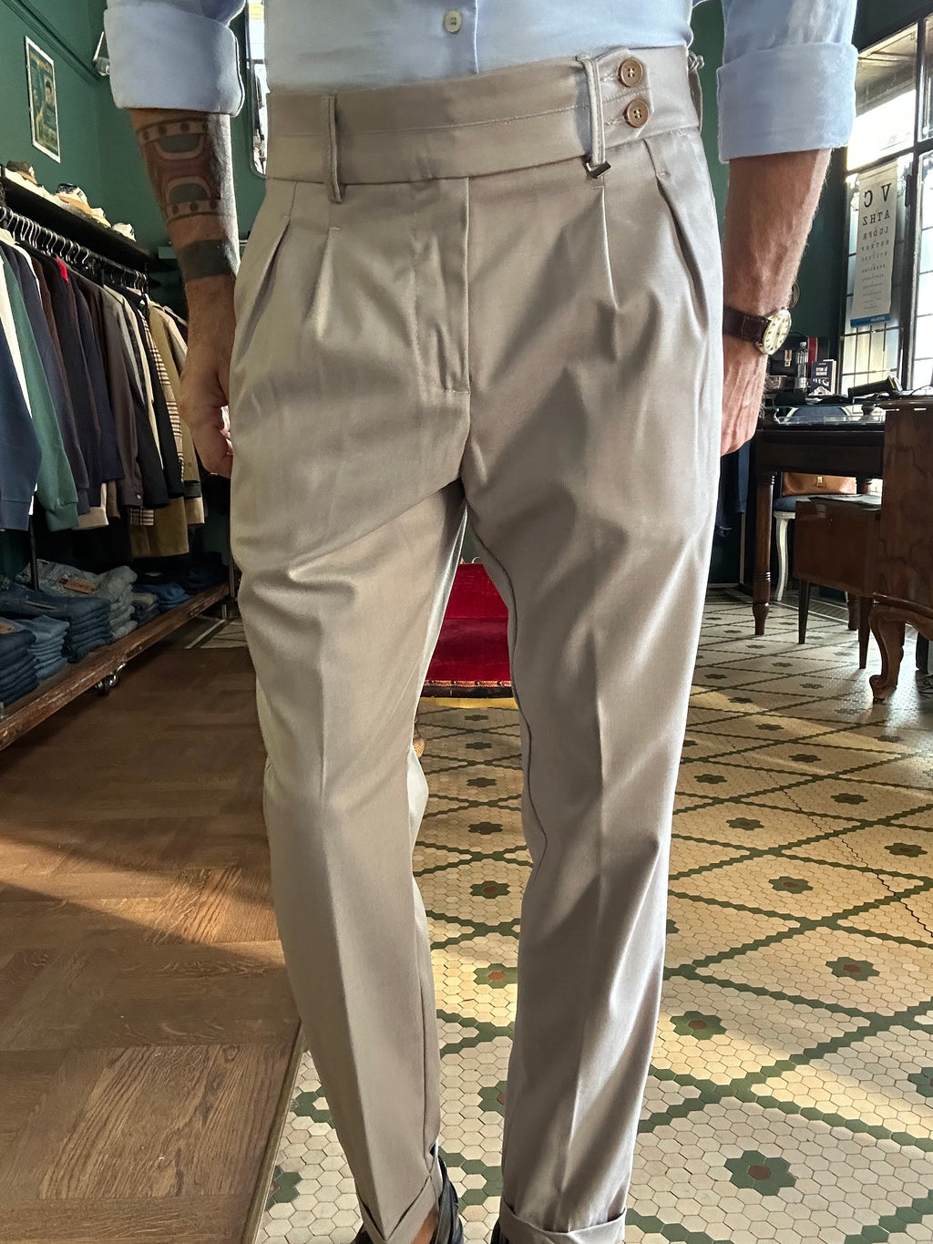 Pantalone Cremonini doppia pence