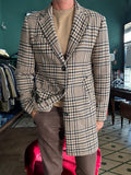 Cappotto quadro 3 bottoni