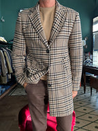 Cappotto quadro 3 bottoni